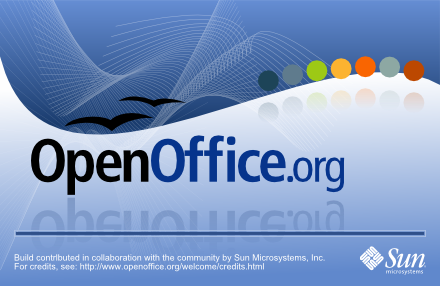 la nueva pantalla de inicio  (splash screen) de openoffice 3 Splash10