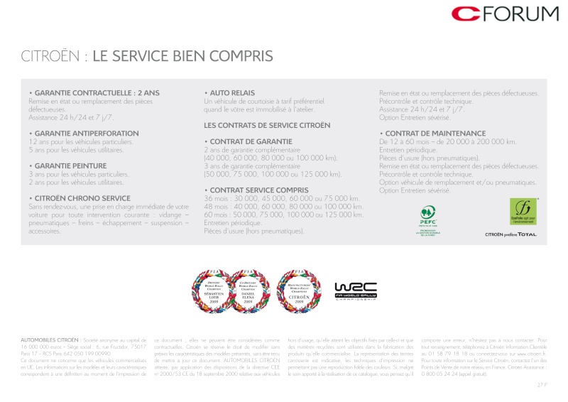 [Documentation] Brochures Citroën Catal340