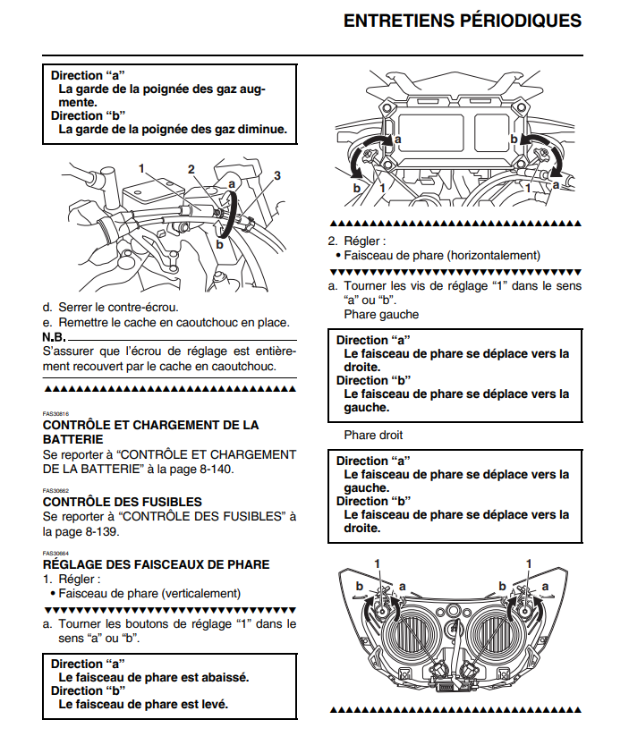 Réglage des phares