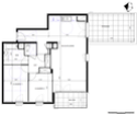 Appartement neuf - Salon/Cuisine - Choix carrelage Plan_311