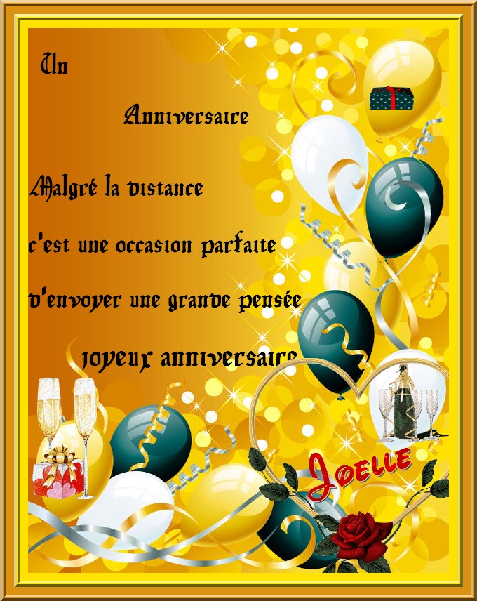 Joyeux Anniversaire De Joelle Joyeux Anniversaire De Joelle