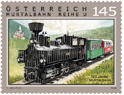 Sonderpostbeförderung anläßlich "120 Jahre Murtalbahn" am 10.10.2014.  120_ja11