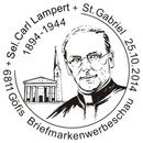 Sonderpostamt "Im Gedenken an Carl Lampert"im Konsumsaal Göfis Bild810