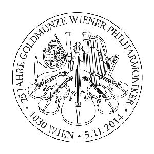 25 Jahre Goldmünze Wiener Philharmoniker Ph110