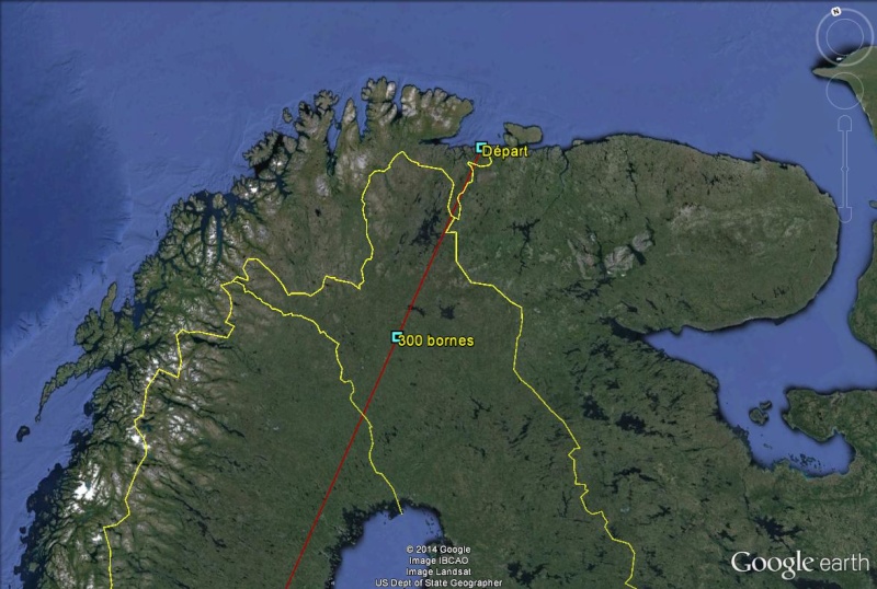 Diagonale européenne de Grense Jakobselv (NORVEGE) au Cap de Gate (ESPAGNE) 30010