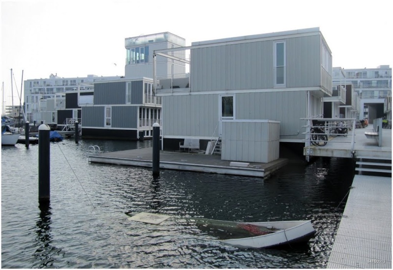 Maisons flottantes au Pays-Bas : l'avenir dans les régions inondables 91155710
