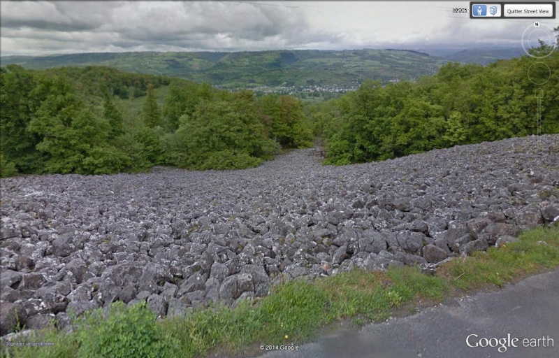 VOLCANISME : le clapas de Thubiès (Coulée de lave de Roquelaure), Aveyron Lot10