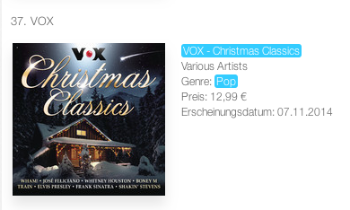 14/12/2014 Frank Farian's projects in iTunes TOP100 albums Yzaa_a49