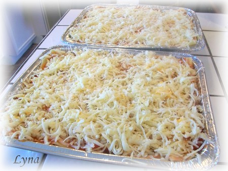 Grosses lasagnes avec pâtes fraîches (photos par étape) Lasagn18