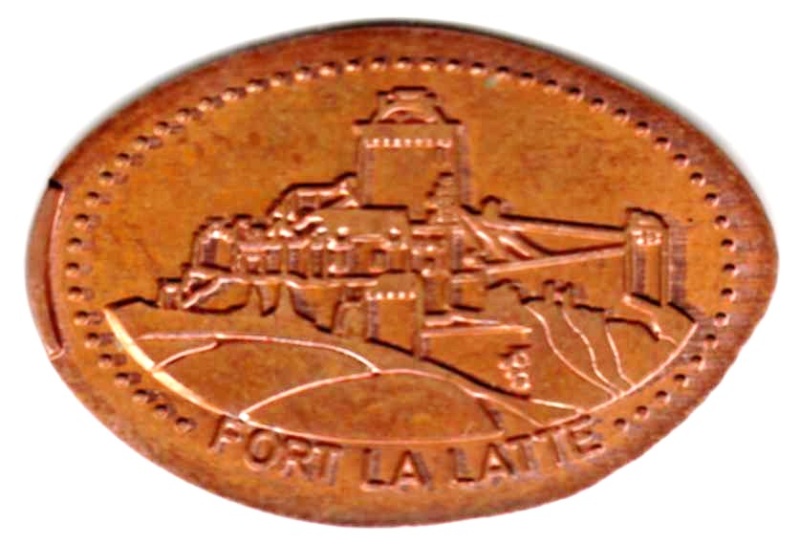 Pièce écrasée, allongée ou étirée ( Elongated coin )  Z01511