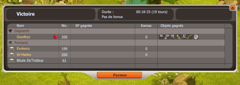 Un screen datant d'hier matin.. Aggro210