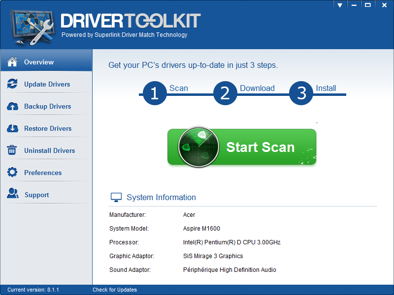 رنامج جلب التعريفات القوي driver toolkit مع التفعيل Driver10