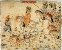 Scènes de guerre, enluminures mongoles 3010