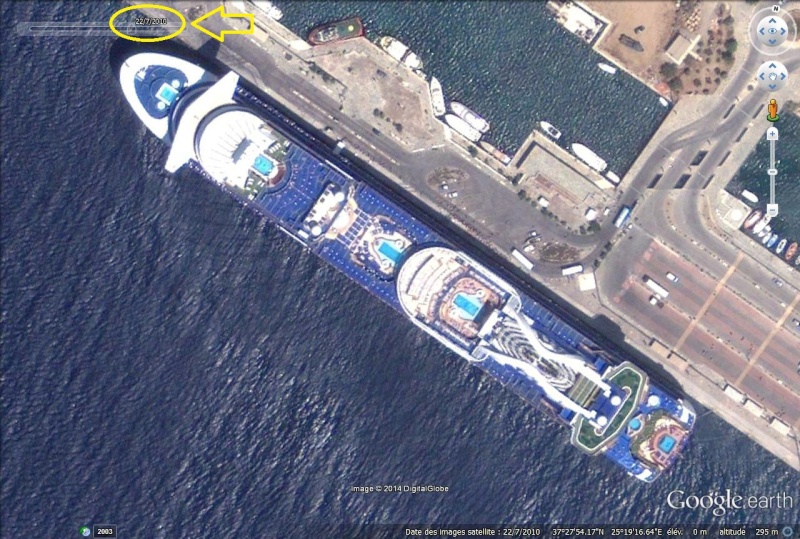 Les bateaux de croisière sur Google Earth - Page 4 Diamon10