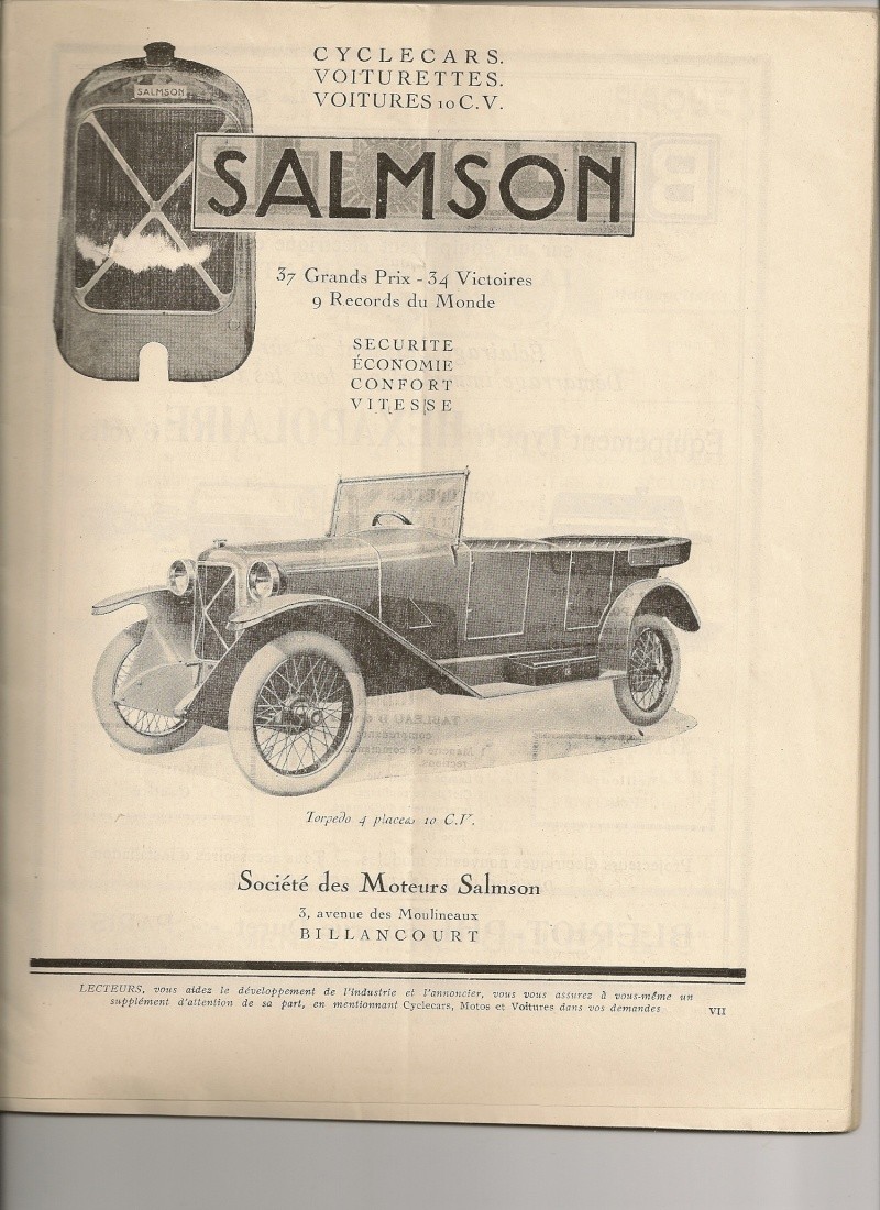 salmson - SALMSON cyclecar - Page 2 Salmso10