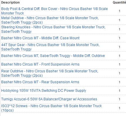 Basher nitro Circus monster truck 1/8ème Eth10