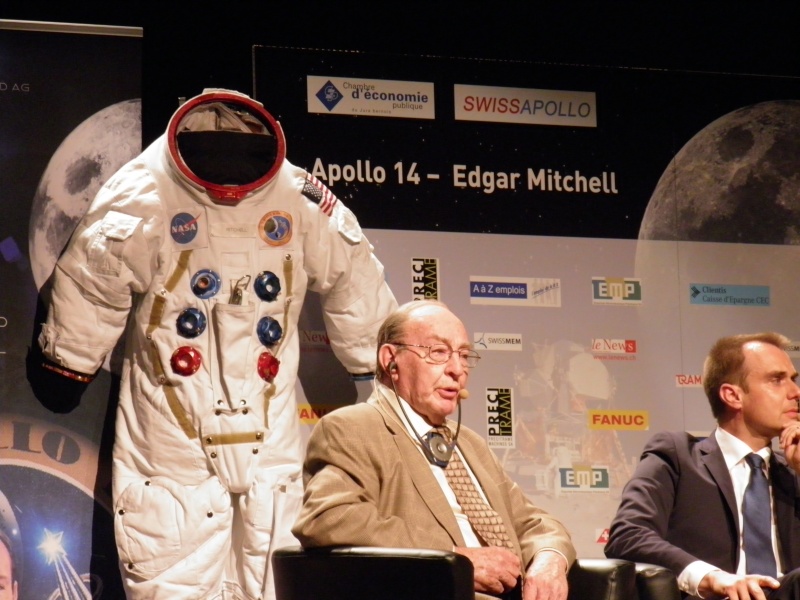 Edgar Mitchell en Suisse le 7 juillet 2014 P7072514