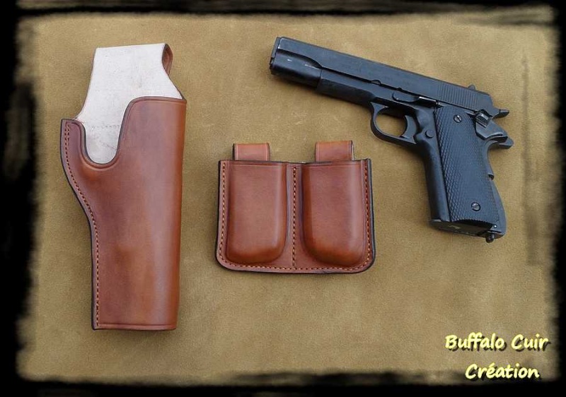 Holster " Marvin " et porte chargeur ... Holste11