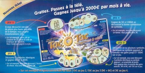 Tac O Tac Gagnant à Vie du 21 Mai 2005 - Vidéo Dailymotion