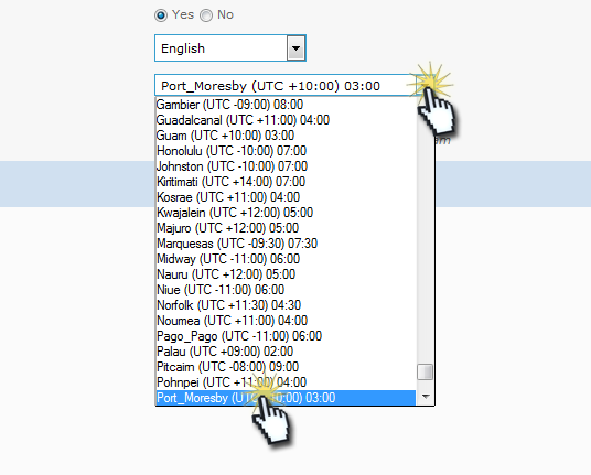 timezone - New timezone management 312