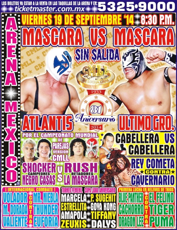 Carte CMLL 81 Aniversario (19/10/2014) Vierne14