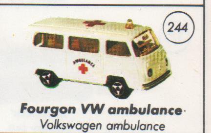 N°226 VOLKSWAGEN FOURGON TÔLÉ  Vw24410