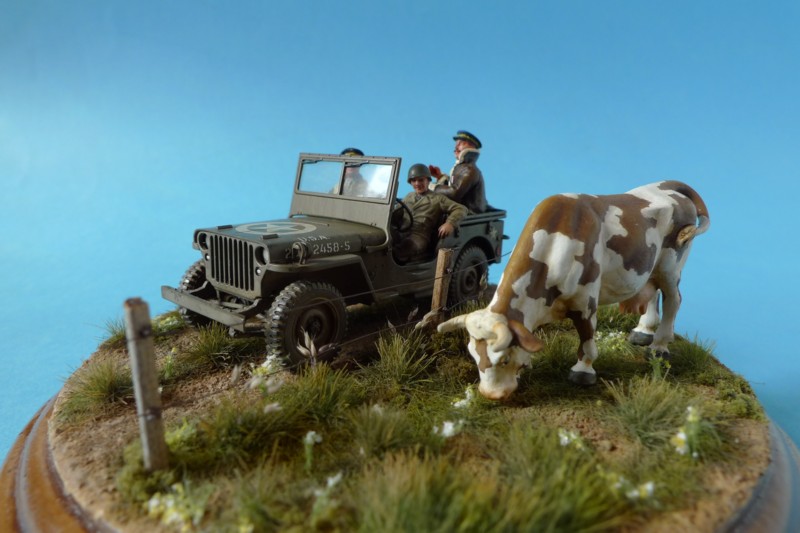 "Retour de vol", printemps 1944 (Margurite et la Jeep) 912
