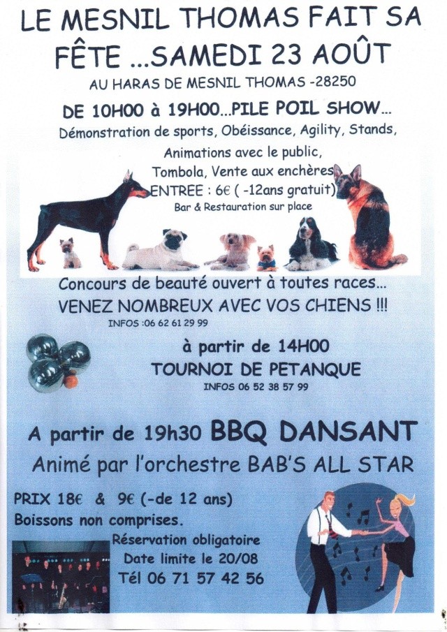samedi 23 aout 2014 - Pile Poil Show au Mesnil Thomas ( 28) 2014-039