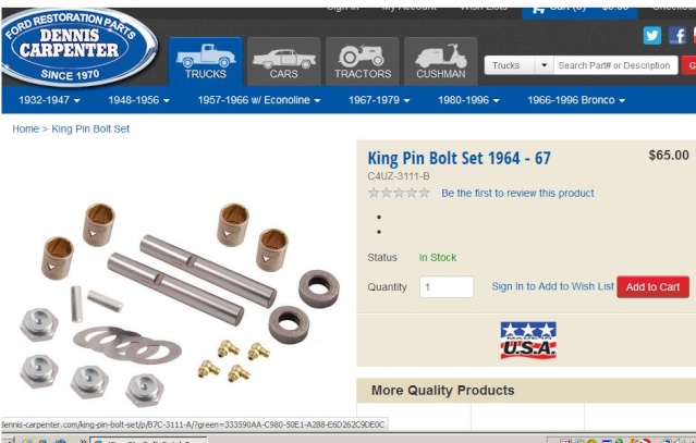 King pin kit on Macs... Kingpi11