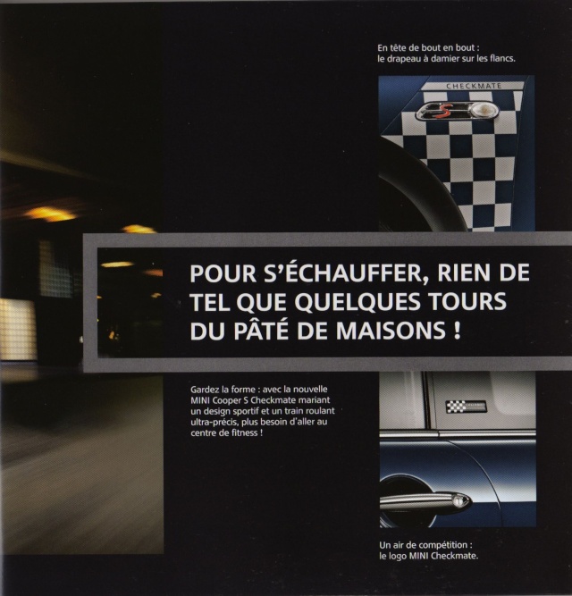 [R53] Brochure Mini Cooper S Checkmate 2005/2006 Img15210