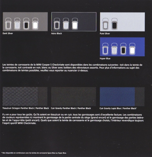 [R53] Brochure Mini Cooper S Checkmate 2005/2006 Img15810