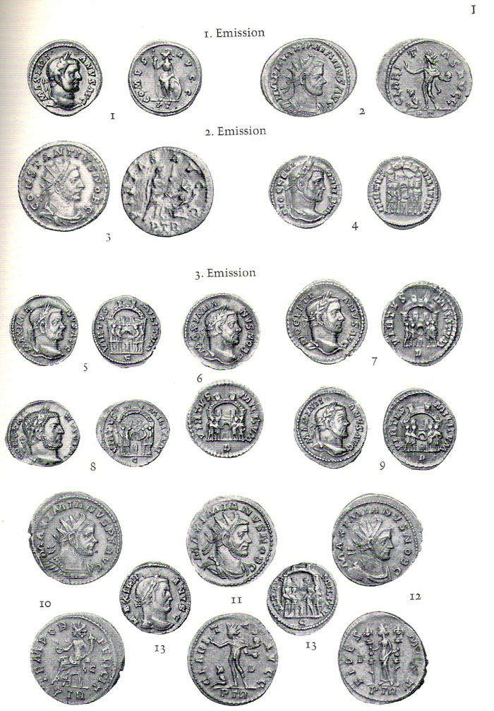 Aureliani pour Trèves de Dioclétien et de ses corégents - Page 2 Numyri12