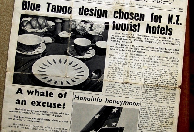 Found a 1966 article on Light Weight Vitrified Ware Blue_t10