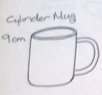 mugs - Modellers drawings of mugs to be identified ... S10