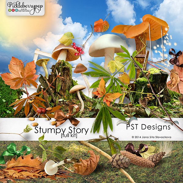 Stumpy Story + minikit Shine of Fall  layouts gallery 2014pb11