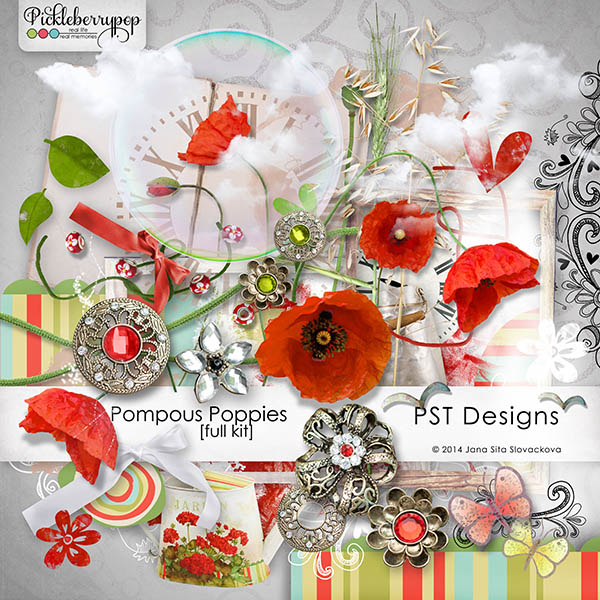 Pompous Poppies - layout gallery Pst_po11