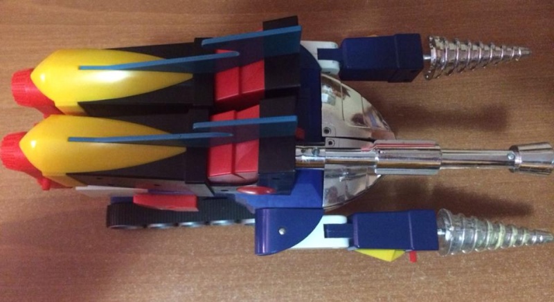jumbo - Daitarn TRE Daitan 3 Jumbo motorizzato Trasformabile Battery operated oltre 40 cm CLOVER no Samurai 10426710