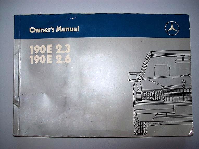 Owner´s Manual 190E 2.3 - 190E 2.6 - W201 Owner_11