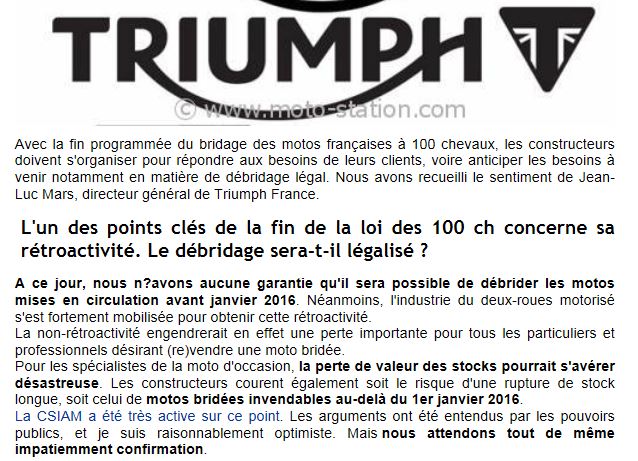 Fin du bridage des motos françaises à 100 chevaux Captur10