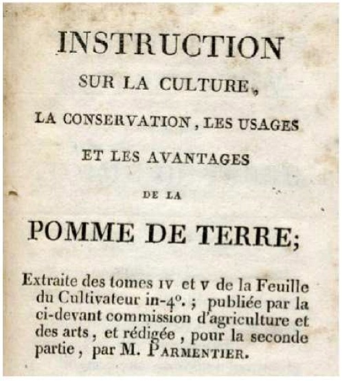 Antoine Parmentier, et la pomme de terre au XVIIIe siècle Instru10
