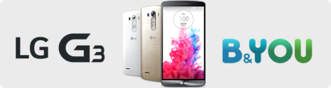 Le LG G3 disponible désormais chez B&YOU à 579,00 € 14063110