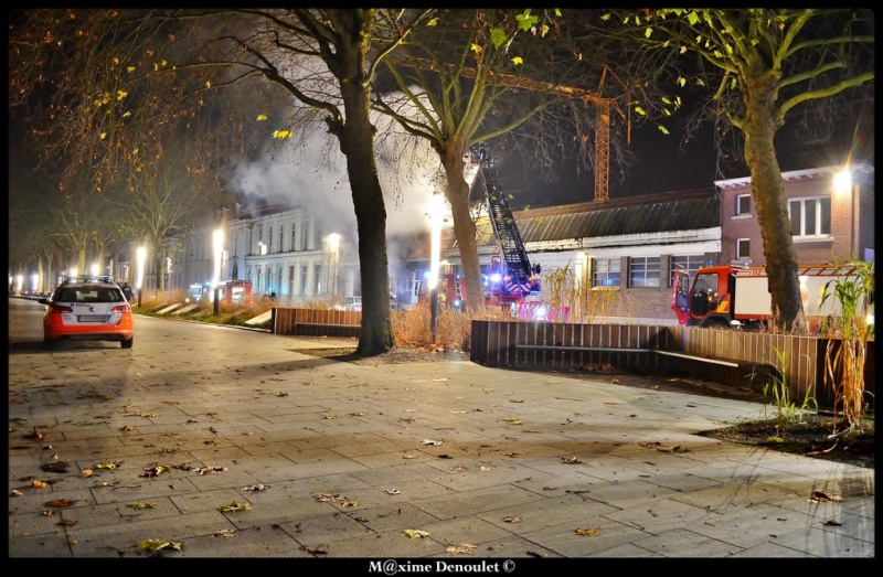 (14/12/2014) Tournai : Incendie dans un logement en rénovation + photos Dsc_0014