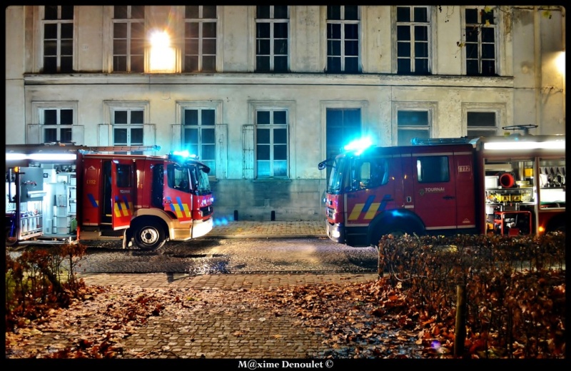 (14/12/2014) Tournai : Incendie dans un logement en rénovation + photos Dsc_0035