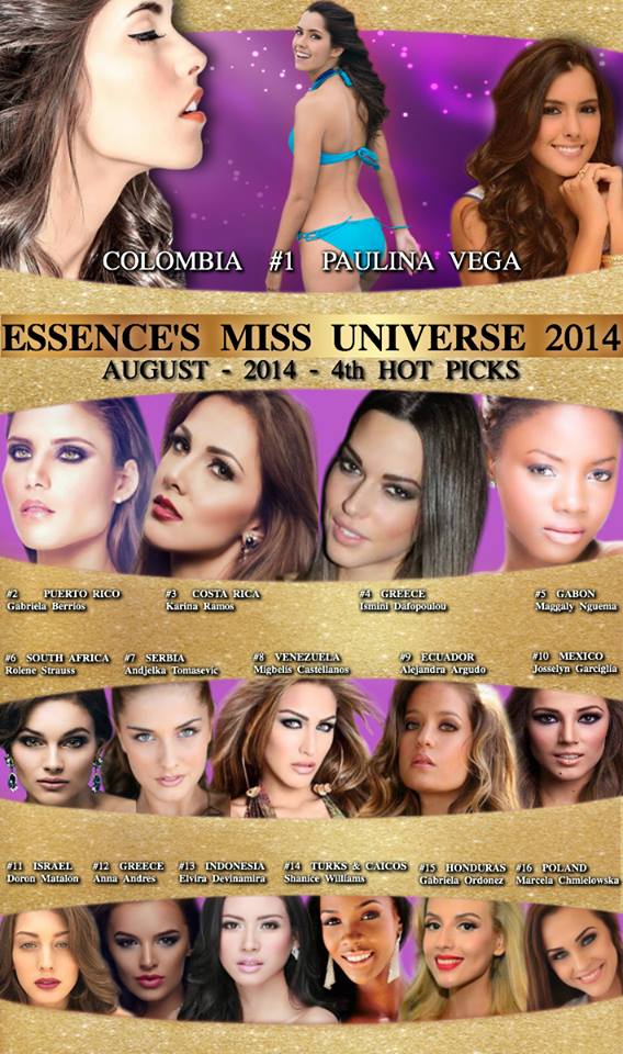  Essence's Miss Universe 2014 4th Hot Picks (AUGUST)- BANNER RELEASED!! 10622010