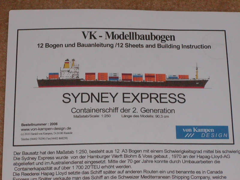 Sydney Express; von Kampen Design; 1:200 Sydney10