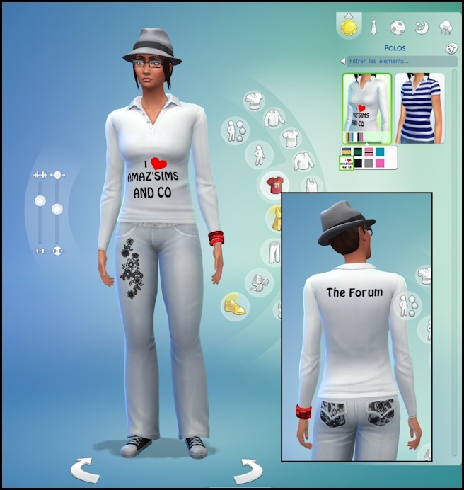 [sims 4] Modifier des vêtements avec Color Magic 5.2 et S4PE Amaz