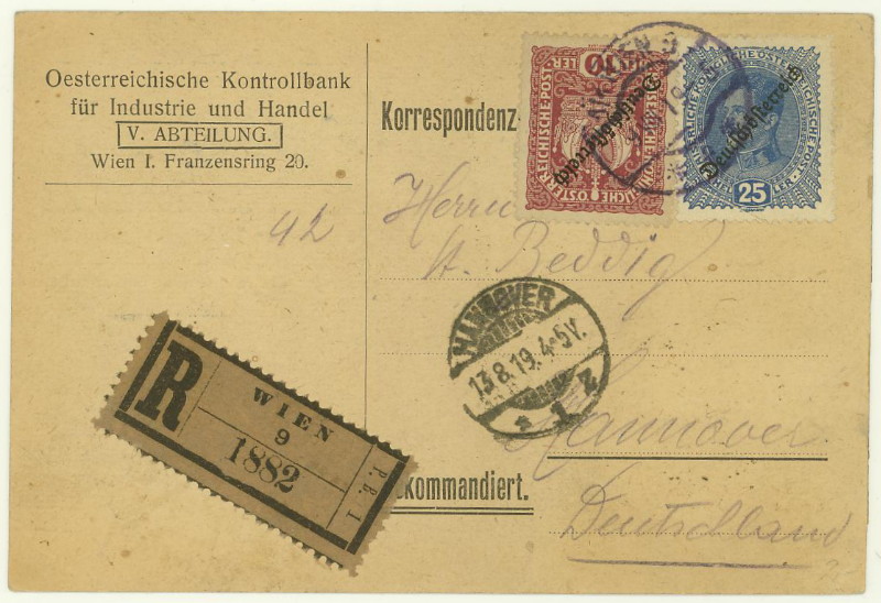 Briefe / Poststücke österreichischer Banken - Seite 2 At_kon10