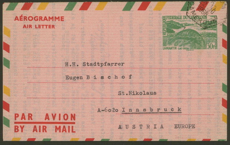 Aerogramme (Luftpostfaltbriefe) aus Afrika  -  bedarfsgebraucht Lf_4_211