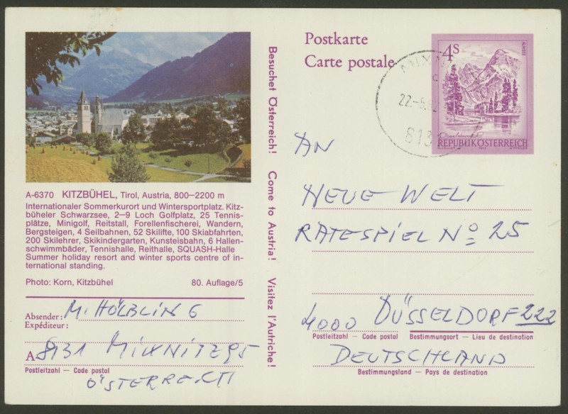 Österreich - Ganzsachen mit Wertstempel "Schönes Österreich" - Seite 2 P_457_36