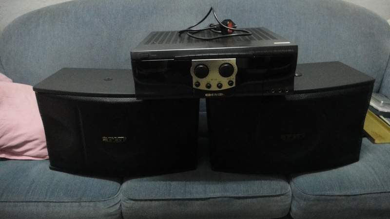 BMB DAX-55 pro c mk II karaoke integrated amplifier & my-ktv karaoke speaker (Used)SOLD Dsc04510